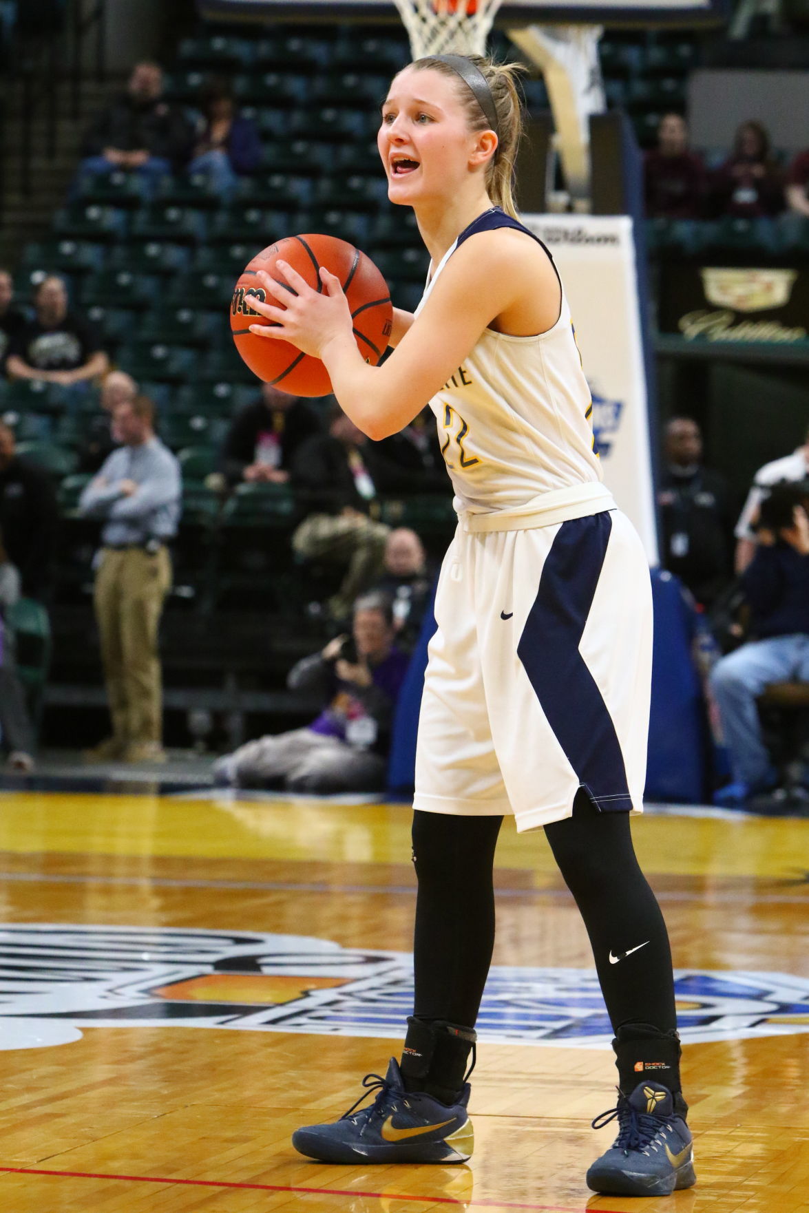 Gallery: Girls Basketball State Finals: Marquette Catholic vs. Vincennes Rivet